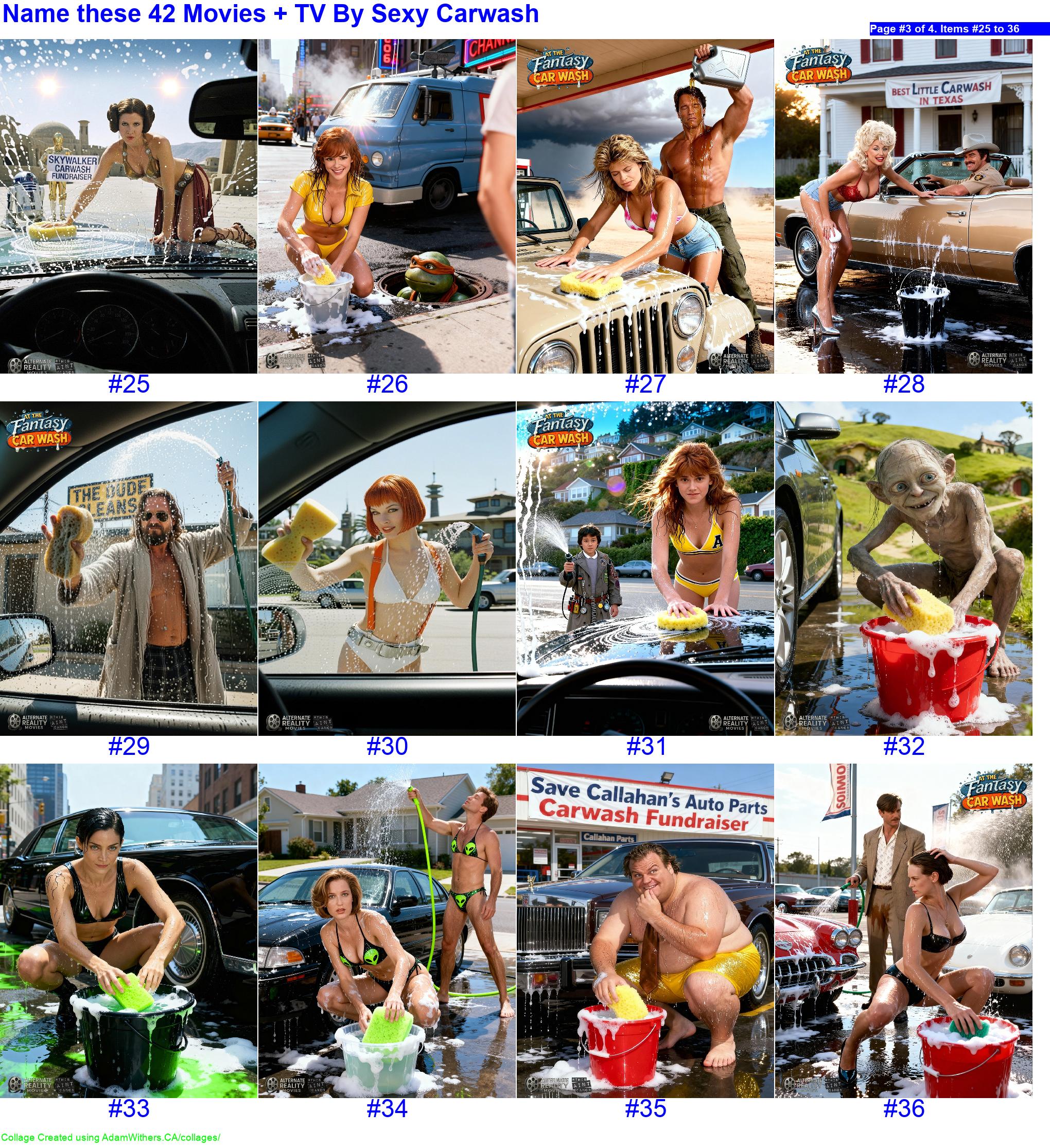 CollageC: guessMoviesByCarwash Page 3
